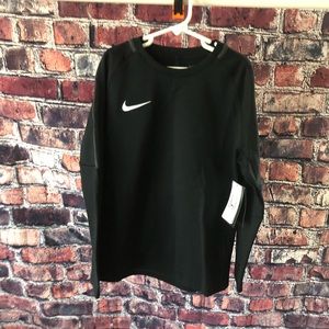 NWT Nike Youth Unisex M Academy 18 Soccer Crew Neck Pullover Black 893809